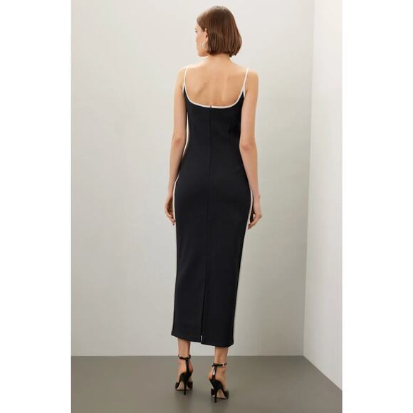 Paris Georgia Heart Dress in Black & White - Picture 5 of 16